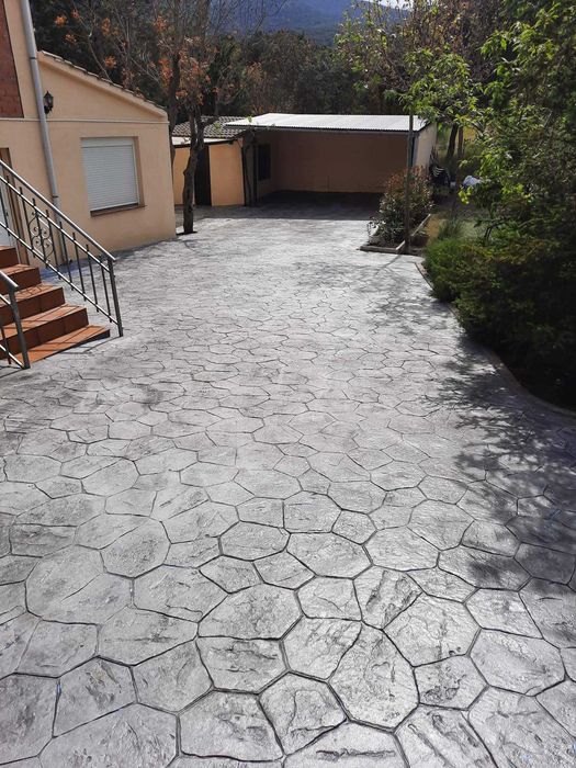 Beton amprentat,elicopterizat, vertical