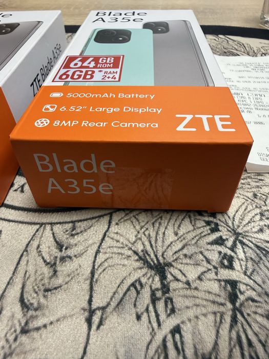 ZTE Blade A35e 6/64gb - чисто нови с гаранция