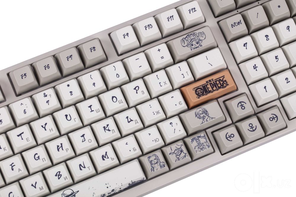 }Клавиатура Akko 3098S RGB One Piece Calligraphy CS Jelly Blue RGB