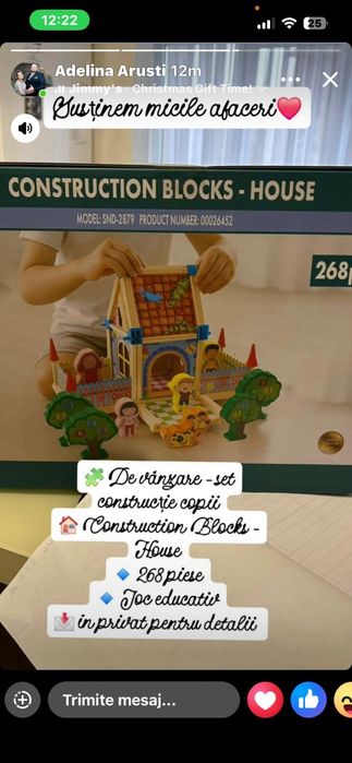 Bloc construcții 268 piese