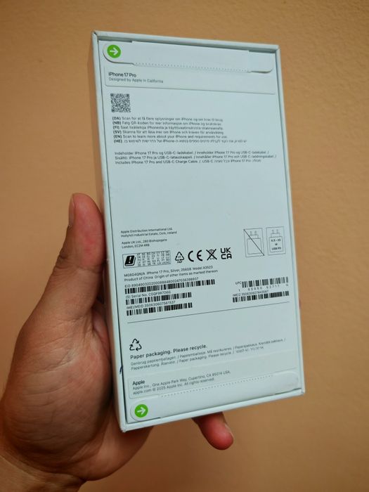 НАЛИЧЕН! Apple iPhone 17 Pro 256GB Silver / Гаранция!