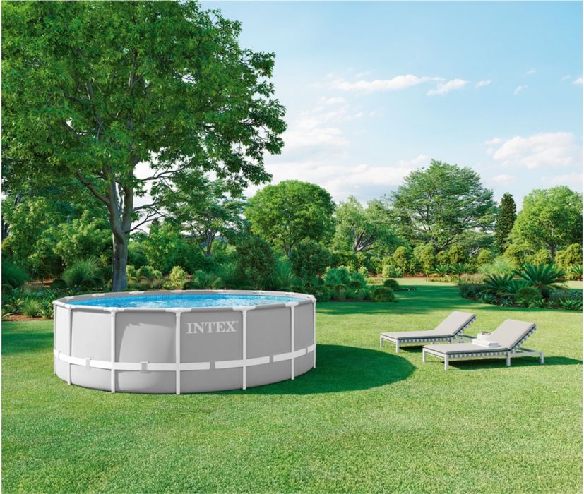 Piscina Rotunda Prism Frame Premium Intes 26726NP,D457XH122  Cm