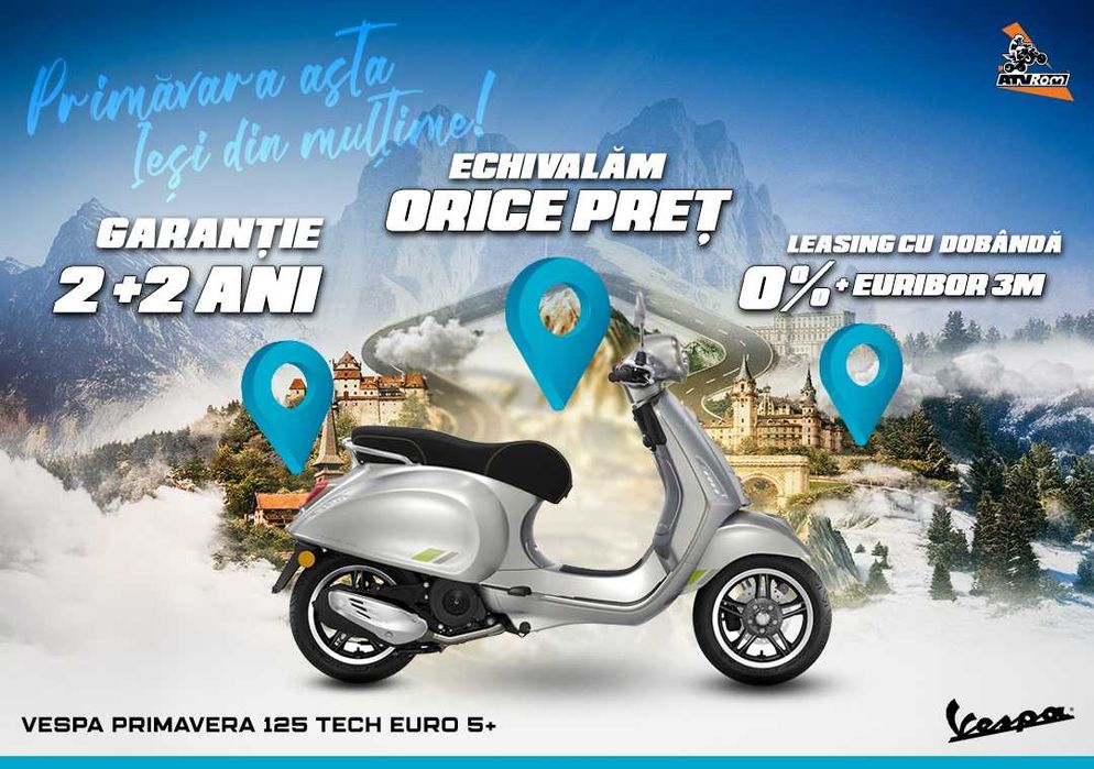 Scuter Vespa Primavera 125 Tech Euro 5+