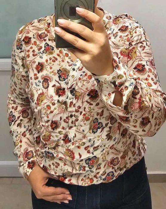 Bluza floral tip camasa