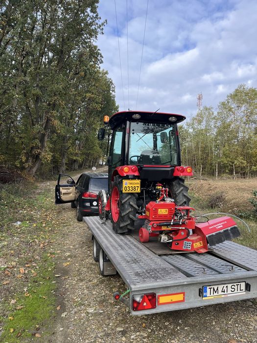 Tractari STL  auto utilaje transport masini platforma slep