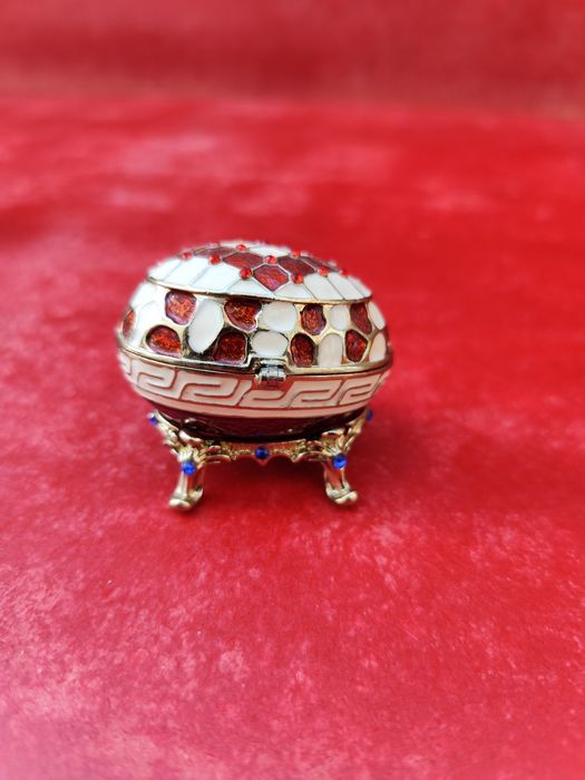 Lot 3 cutii din bronz emailat
