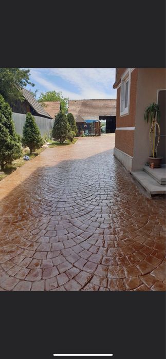 #Beton amprentat oferta#
