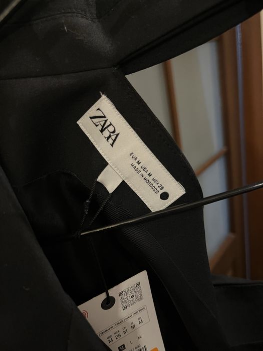 Платье Zara черное пиджак