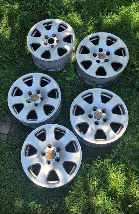 5 jante audi de aluminiu r15