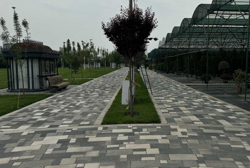 Брусчатка " Модерн Дубай". Тротуарная плитка с мраморной крошкой