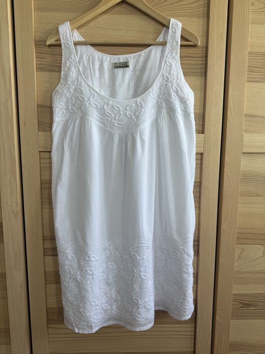 Rochita boho alb imaculat Closed S