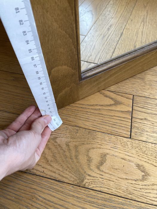 Винтидж огледало от масивно дърво