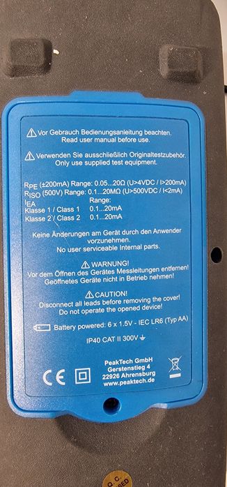 Tester PAT împământare si izolatie