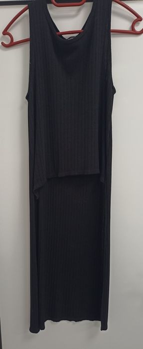 Bershka асиметричен дамски топ