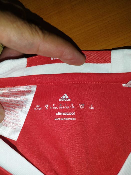 tricou de copii 9-10 ani benfica adidas nou fara eticheta