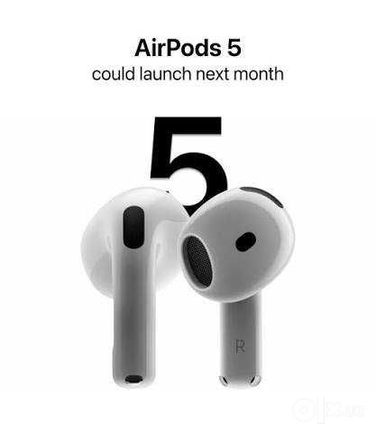 Новый Apple AirPods 5 ANC wireless charging