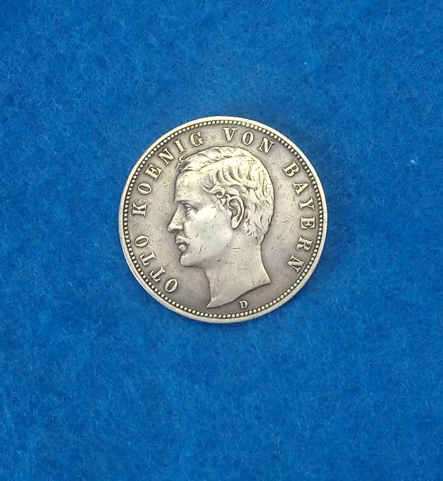 монета серебро Германия 1904год