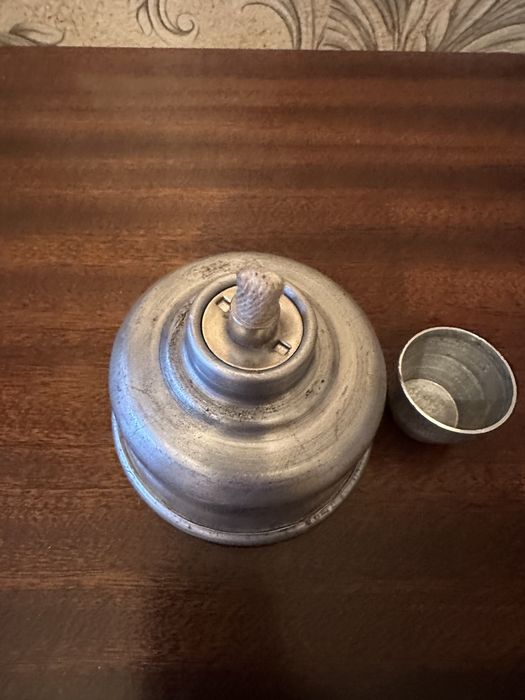 Газена лампа нова+медна паничка