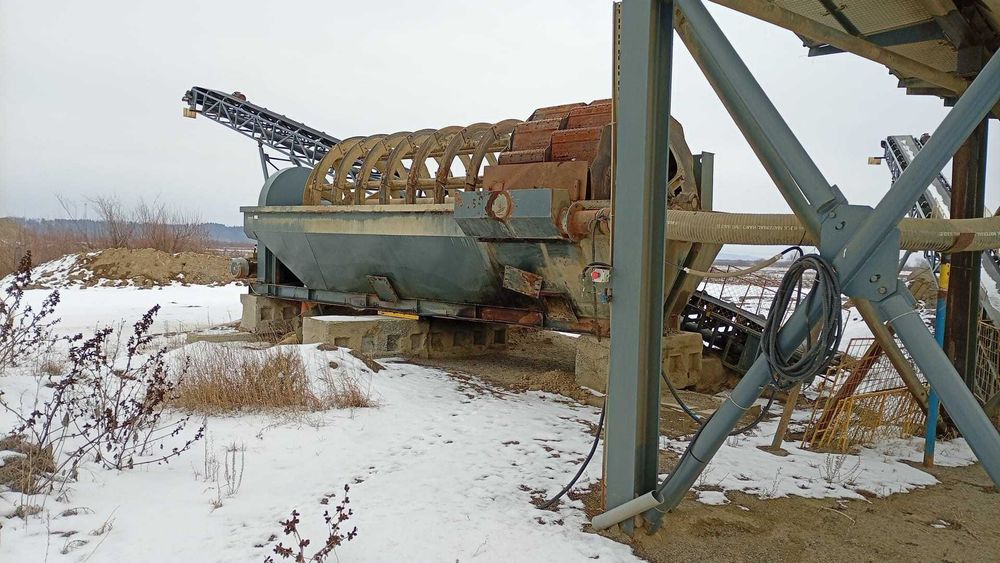 Instalatie sortare cu spalare 150 to/ora