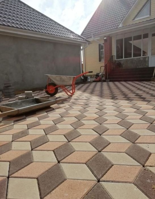 Укладка брусчатки