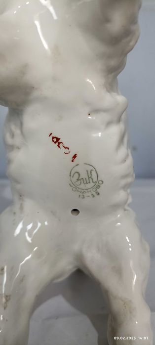 Статуэтка из фарфора Ягнёнок 1959г. в идеальном состоянии