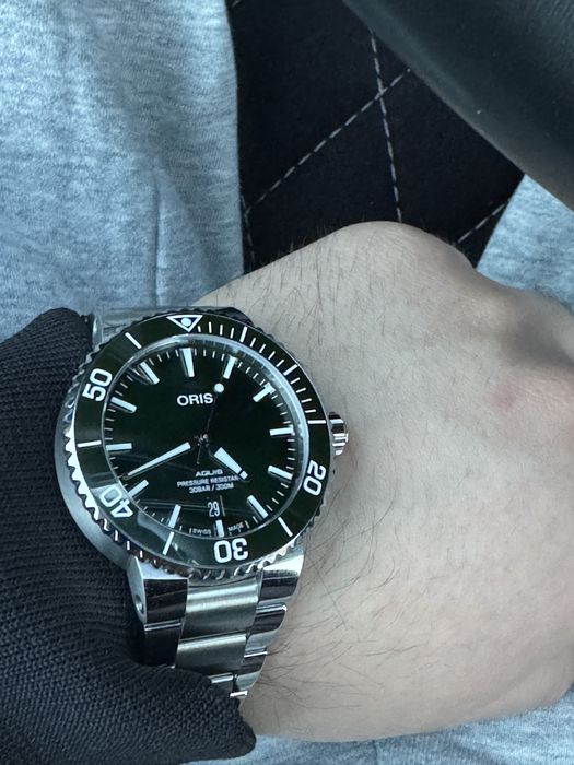 Oris aquis date 41mm seiko 5 wainer chrono