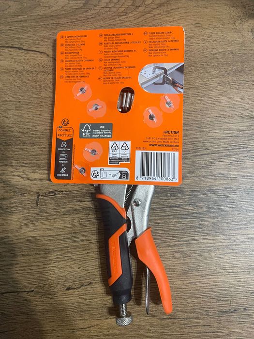 C-образни заключващи клещи (C-Clamp Locking Pliers