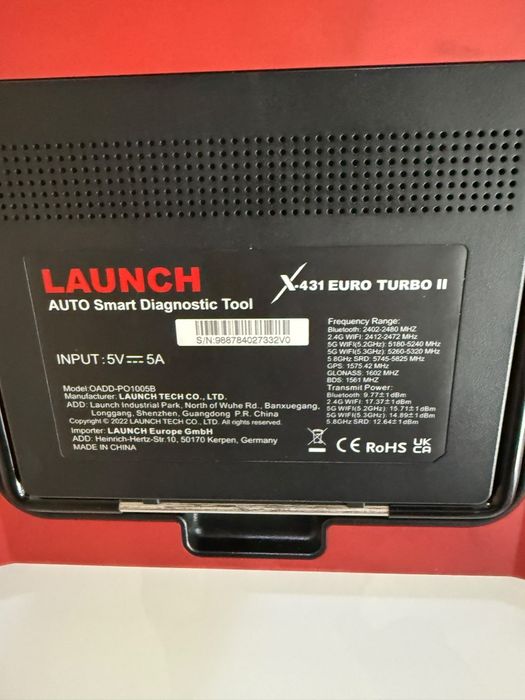 Launch X.431 Euro Turbo II Amanet BKG