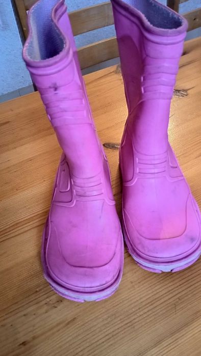 Гумени розови ботуши 30/31 номер и 32/33 номер