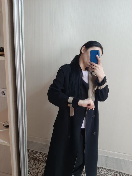 Тренч почти новый