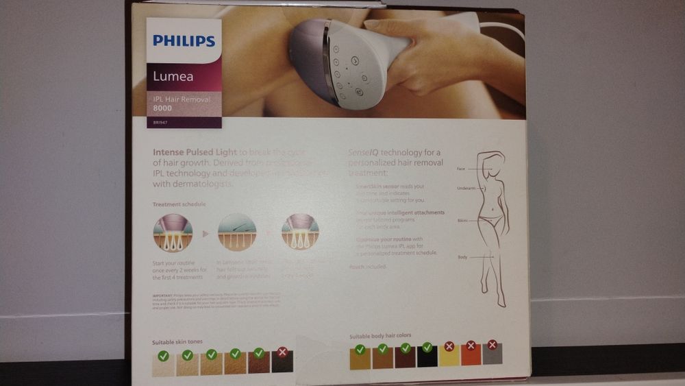 Philips Lumia 8000 фотоепилатор
