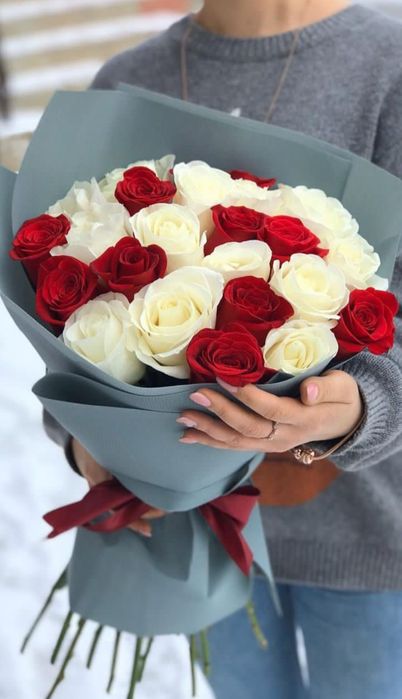 Цветы букеты розы