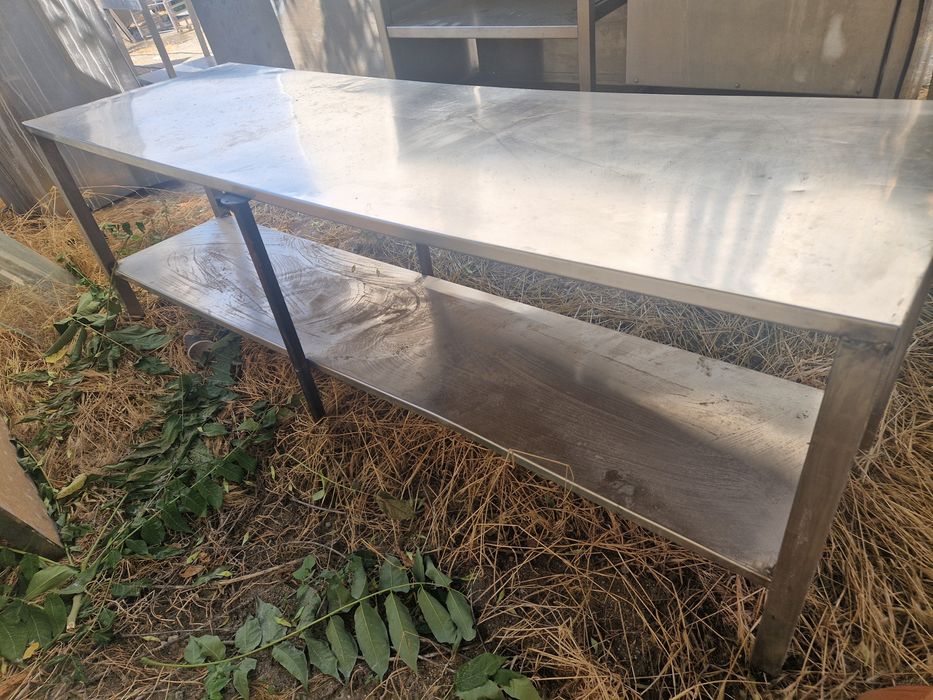 Hota inox cu filtre la.200 cm, inox gros