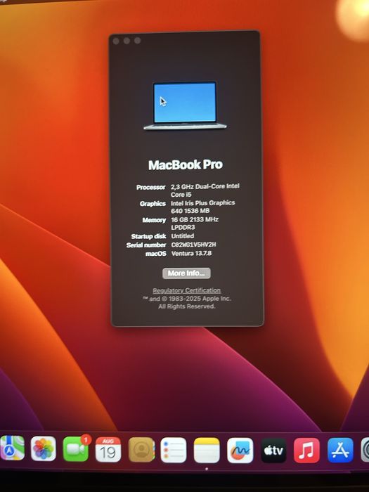 Macbook Pro 2018 13’3