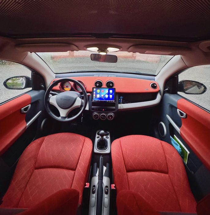 Smart Forfour 1.1 Benzină (2005) – Interior Portocaliu Unicat, Tabletă Sony Touch, Sistem Audio TOP