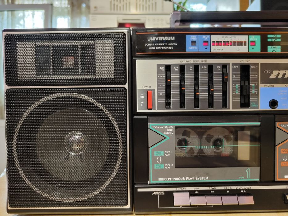 Radiocasetofon Boombox Universum CTR 2771 vintage Ghettoblaster  High perfonmance