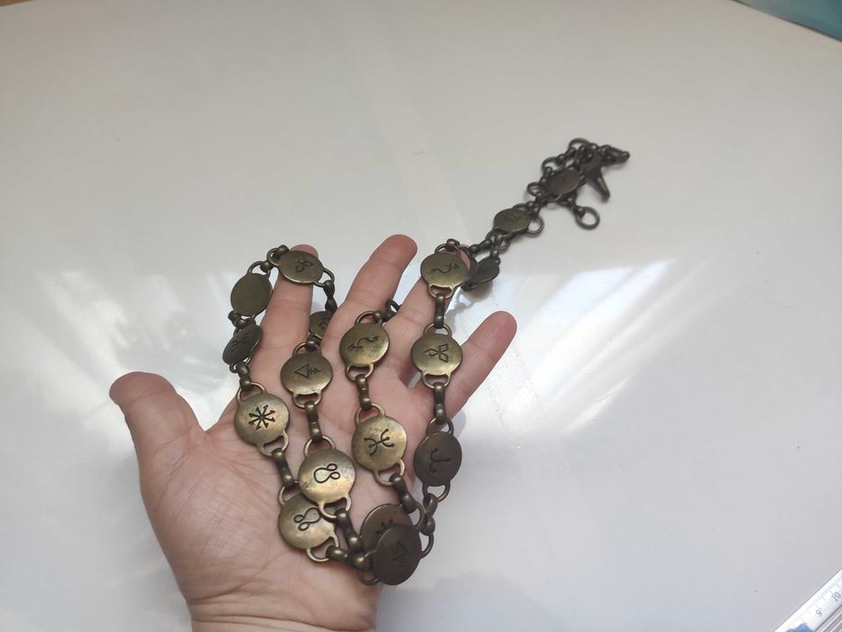 Curea bronz accesoriu vestimentatie haine