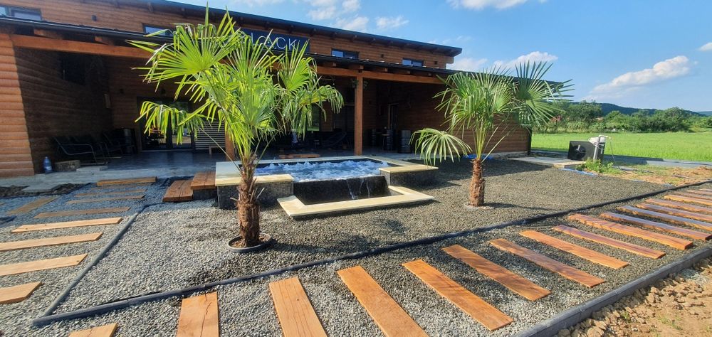 cabana cu piscina jacuzzi pool party foc tabara 31 locuri