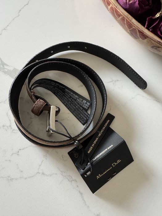 Колан от естествена кожа в много красив цвят