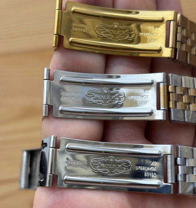 Bratara/curea pentru ceas Rolex Jubilee 20 mm, otel inoxidabil