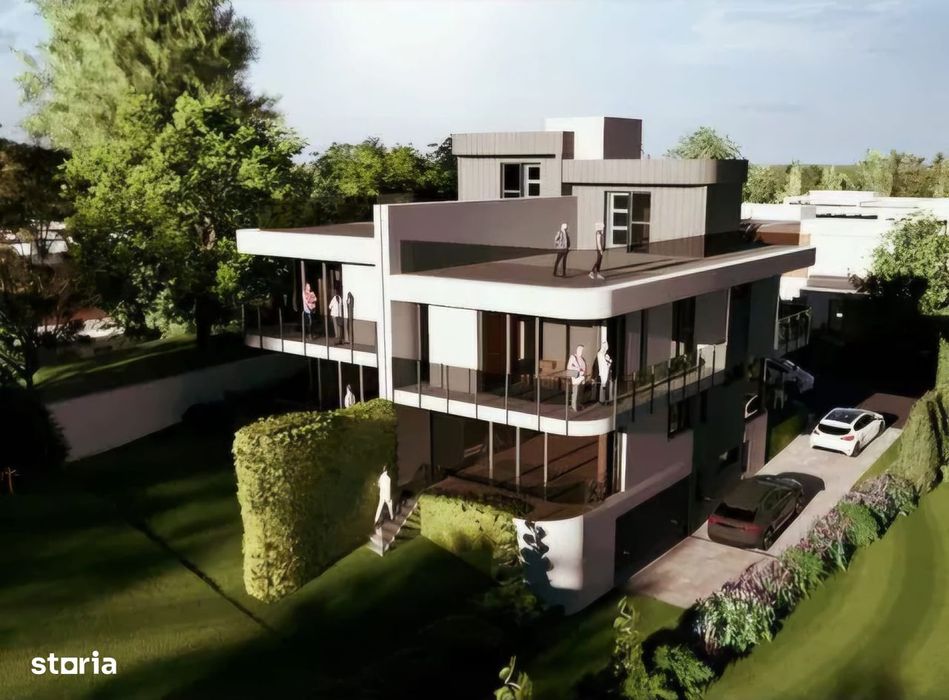 Vila pasiva premium cu lift si terasa panoramica – Grigorescu, zona
