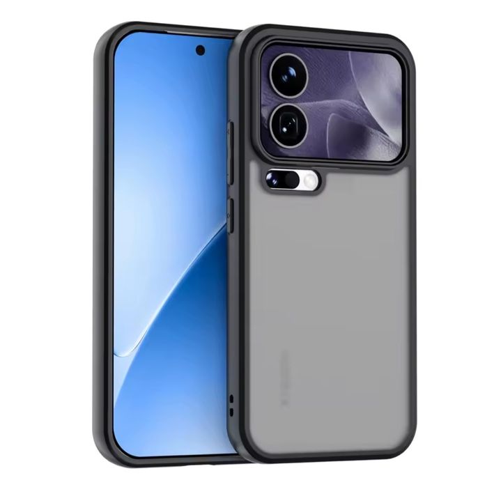 Xiaomi 17 ,17pro,17pro max силиконов кейс с матов гръб