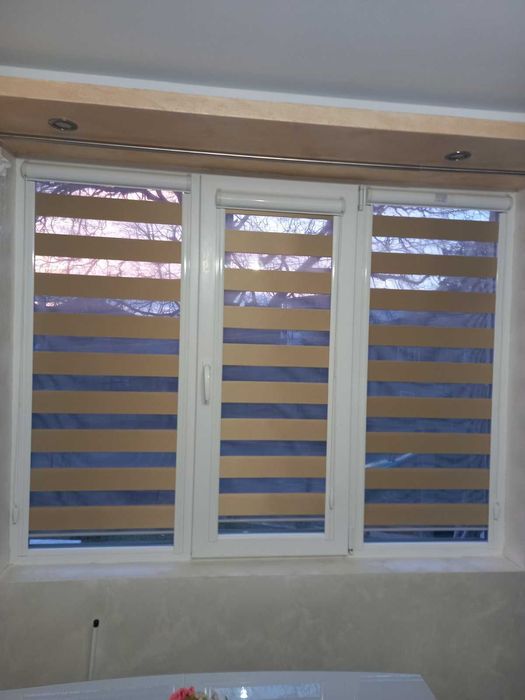 Щори ден и нощ с алуминиева кутия и водачи,По индивидуални размери