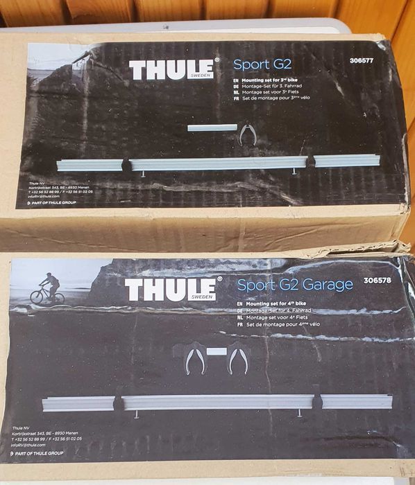 Thule Sport G2, set de sina si brat pentru fixat bicicleta, noi