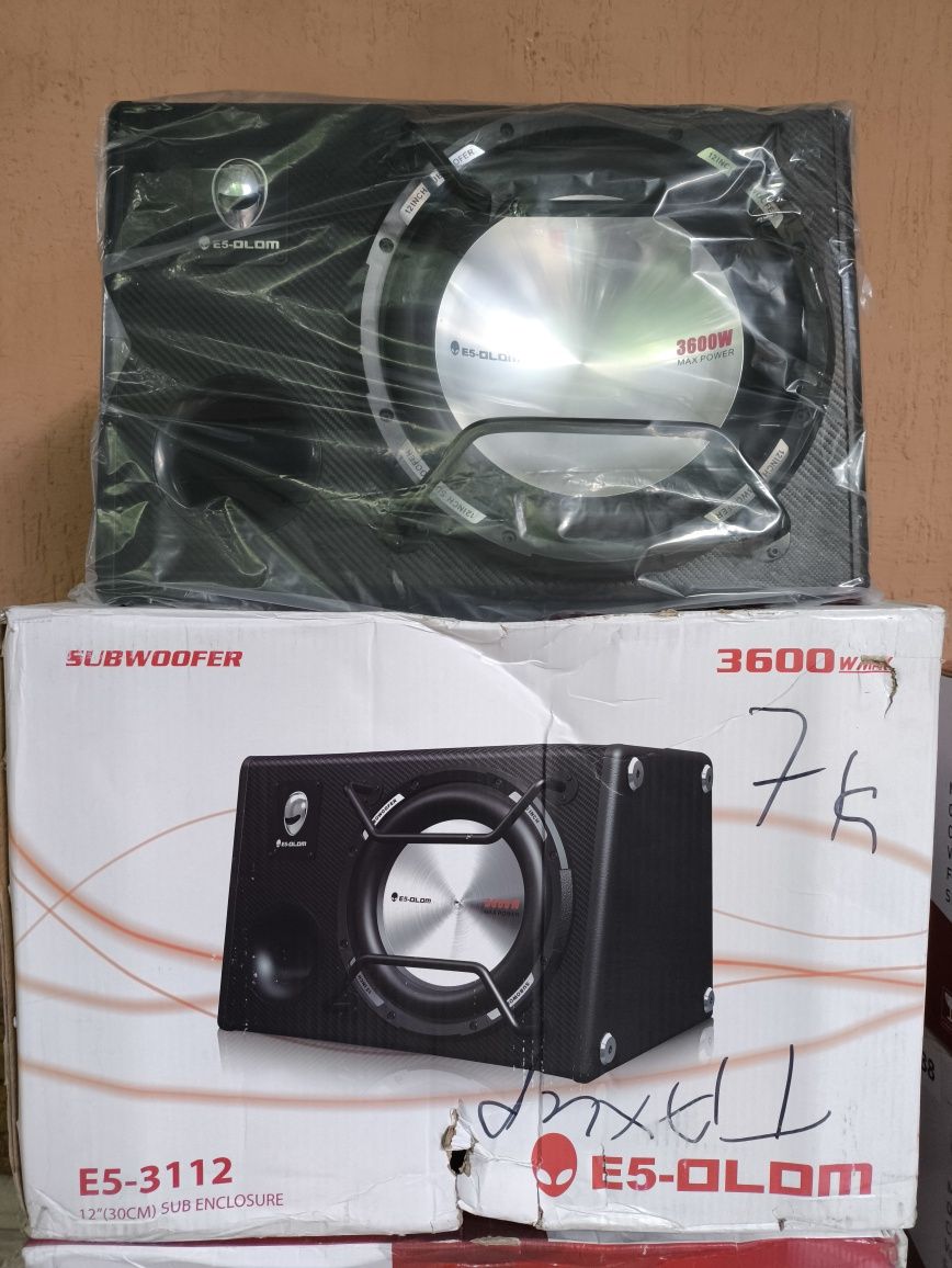 Сабвуфер ELEMENT-5 3600W. Новый. - Автозвук Шымкент на Olx