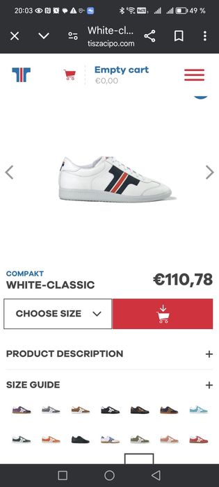 Pantofi sport din piele, Tisza Compakt