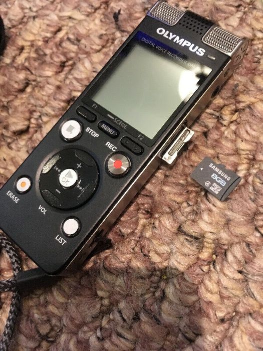 Ieftin olympus dm-670 negru reportofon de aluminiu 3 microfoane