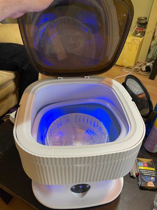 Mini mașină de spălat pliabilă 9L, camping, călătorie, mașină, rulotă