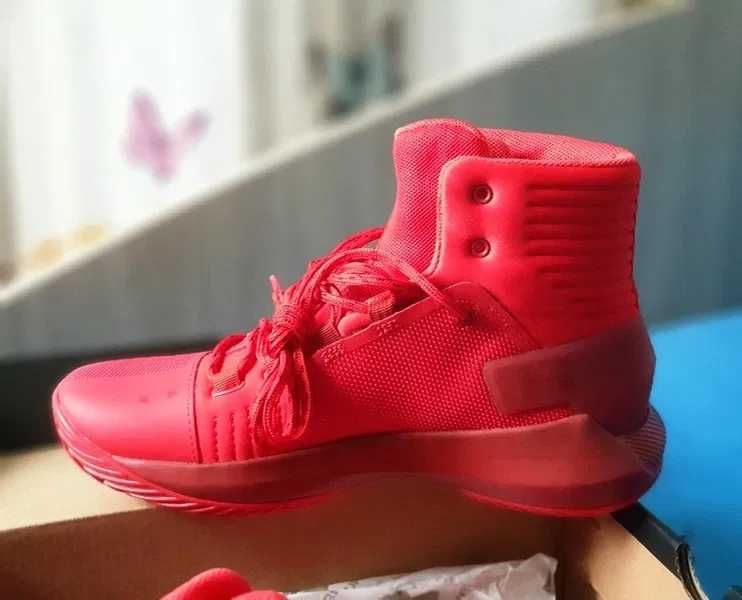 Under Armour, Pantofi mid-high BGS Drive 4, Rosu,noi!!