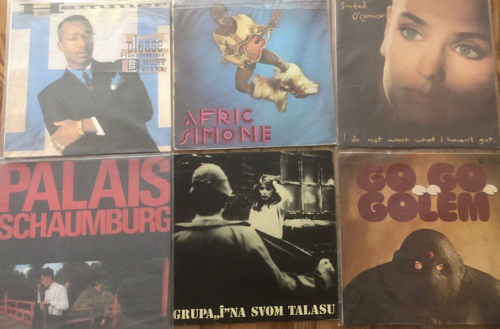 Виниловые пластинки разные